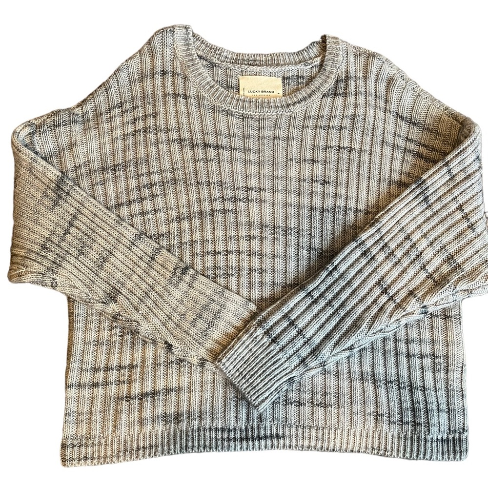 NWT Lucky Brand Cotton Blend Sweater